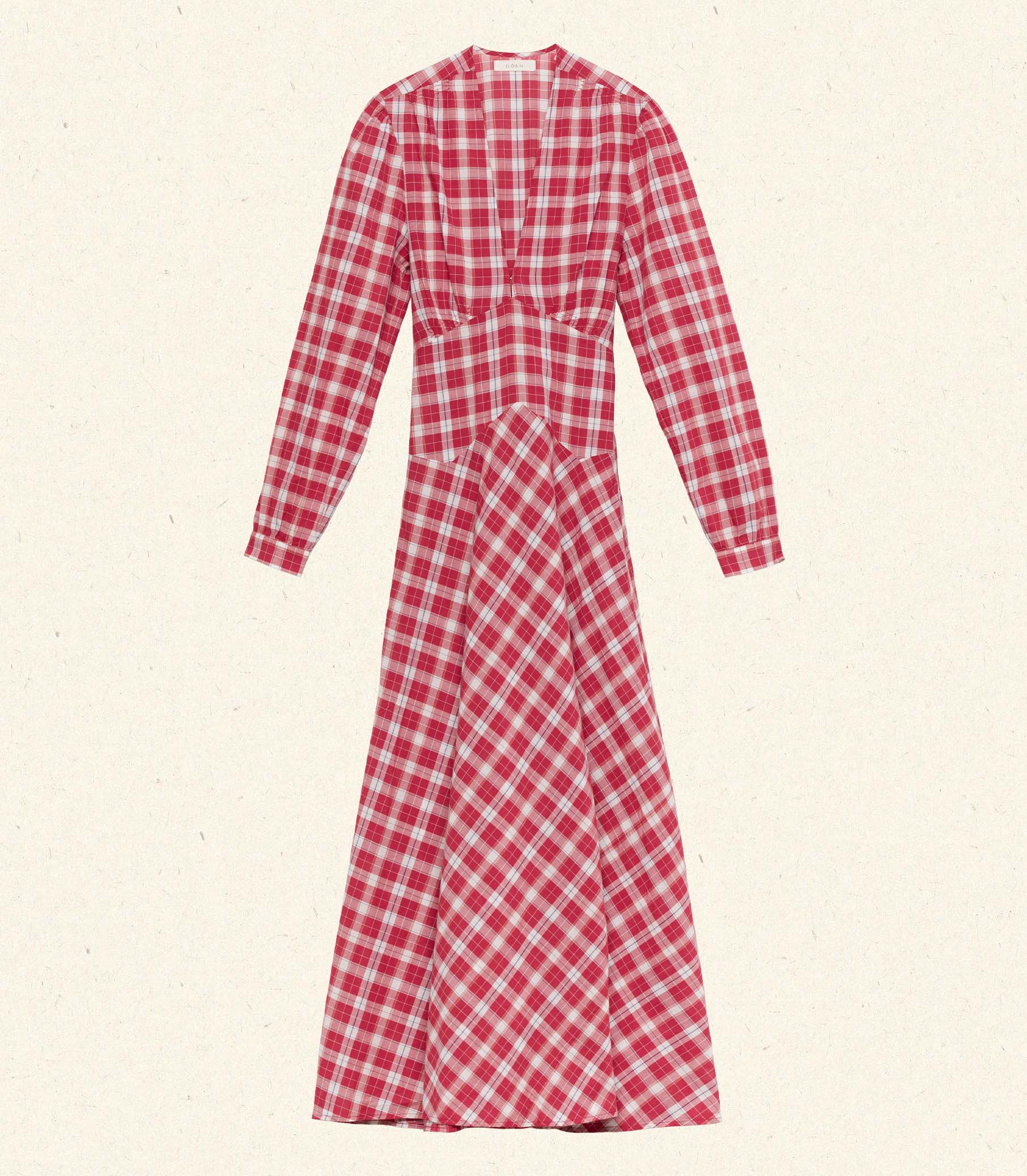 CHARLESTON DRESS -- ALSACE PLAID