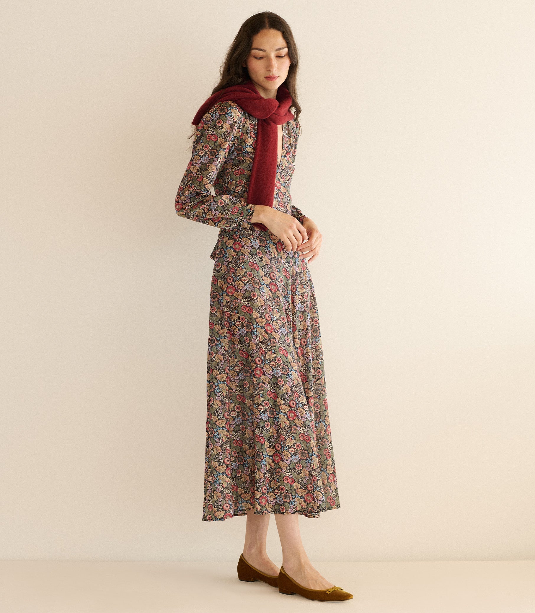 CHARLESTON DRESS -- WILDBERRY THICKET