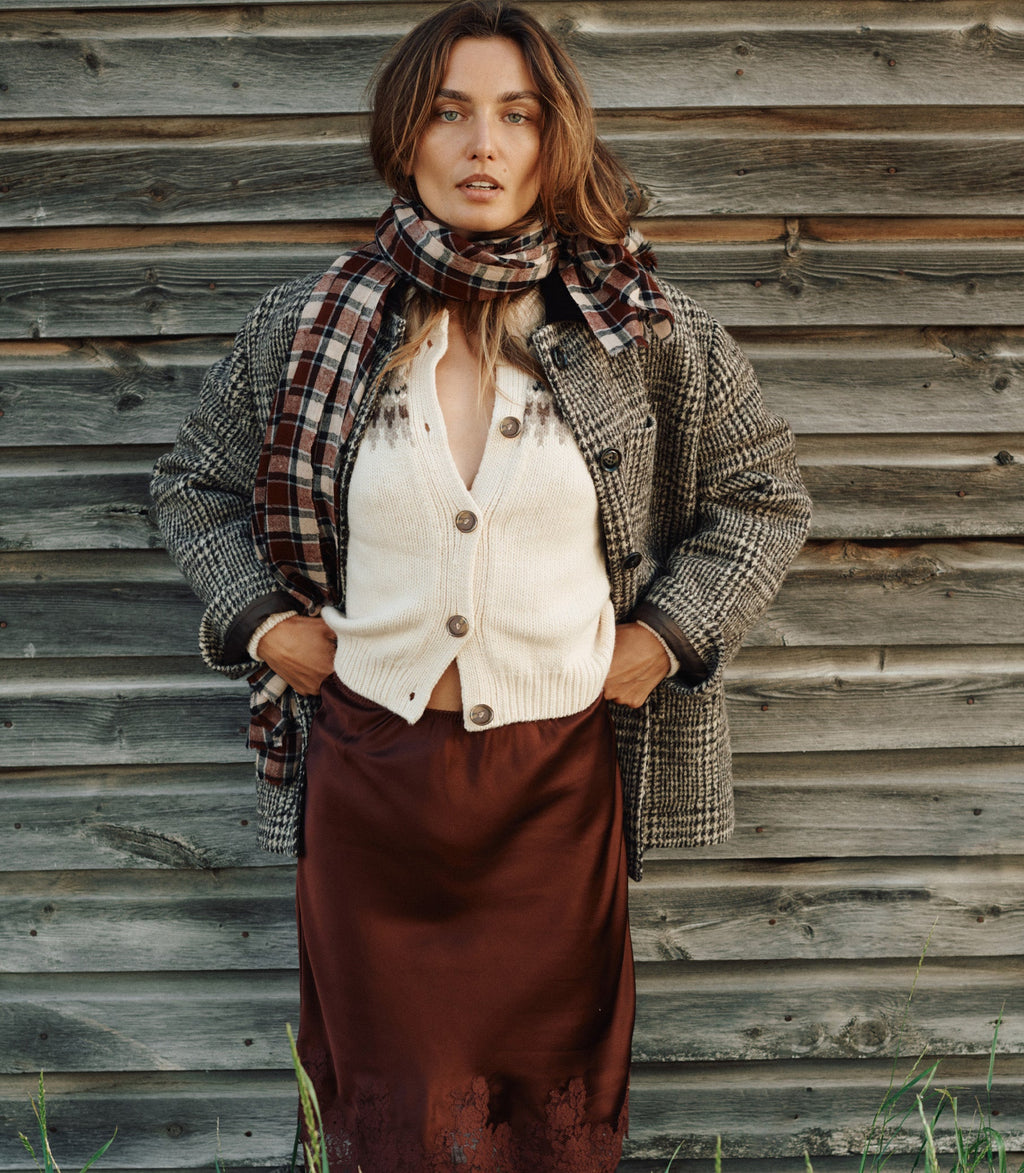 PASHMINA SCARF -- NORFOLK PLAID