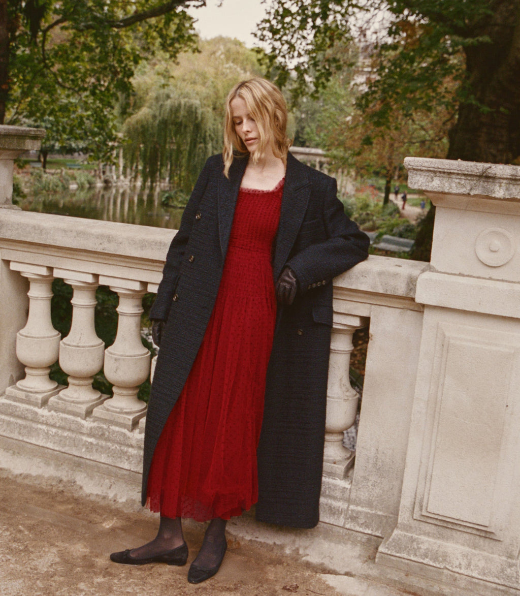 PAMELINA DRESS -- ROSSO
