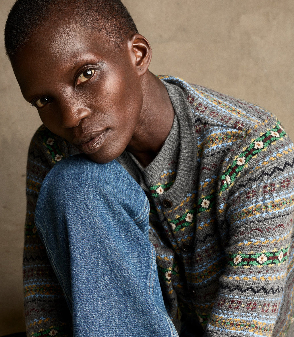 FAUSTINE CARDIGAN -- DASHWOOD FAIR ISLE