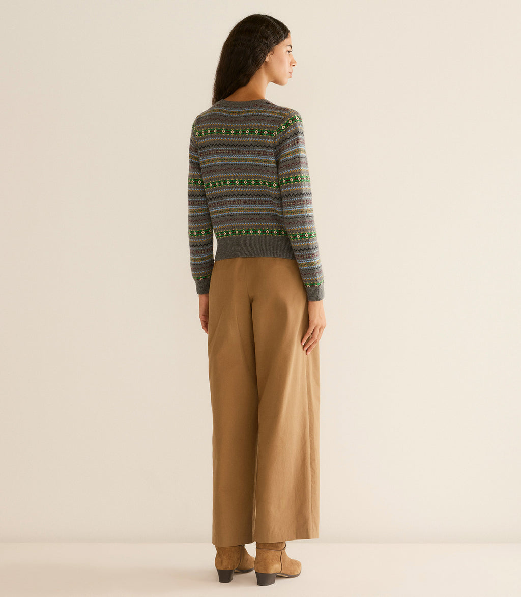 FAUSTINE CARDIGAN -- DASHWOOD FAIR ISLE