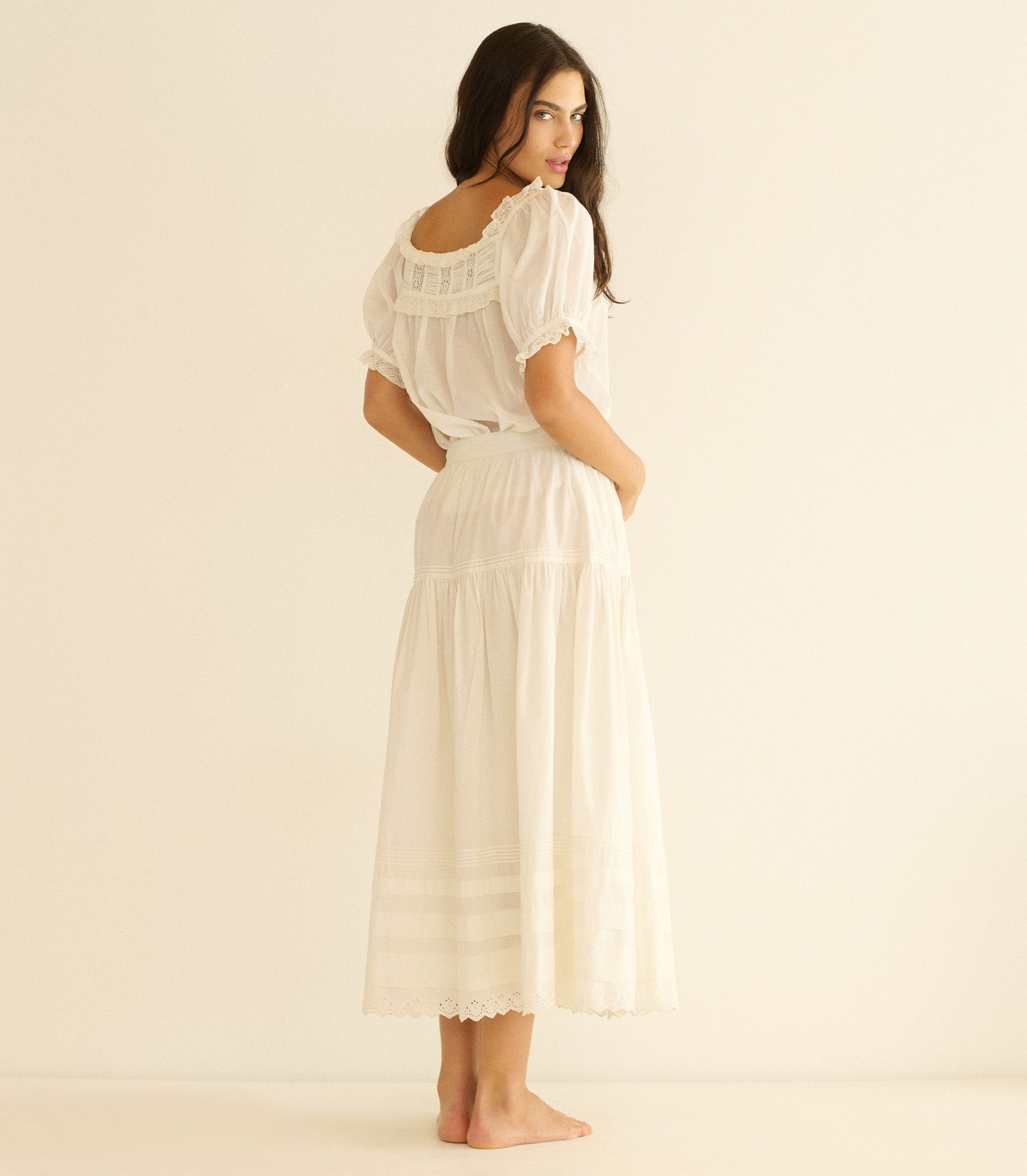 FRANCES TOP -- SALT LACE