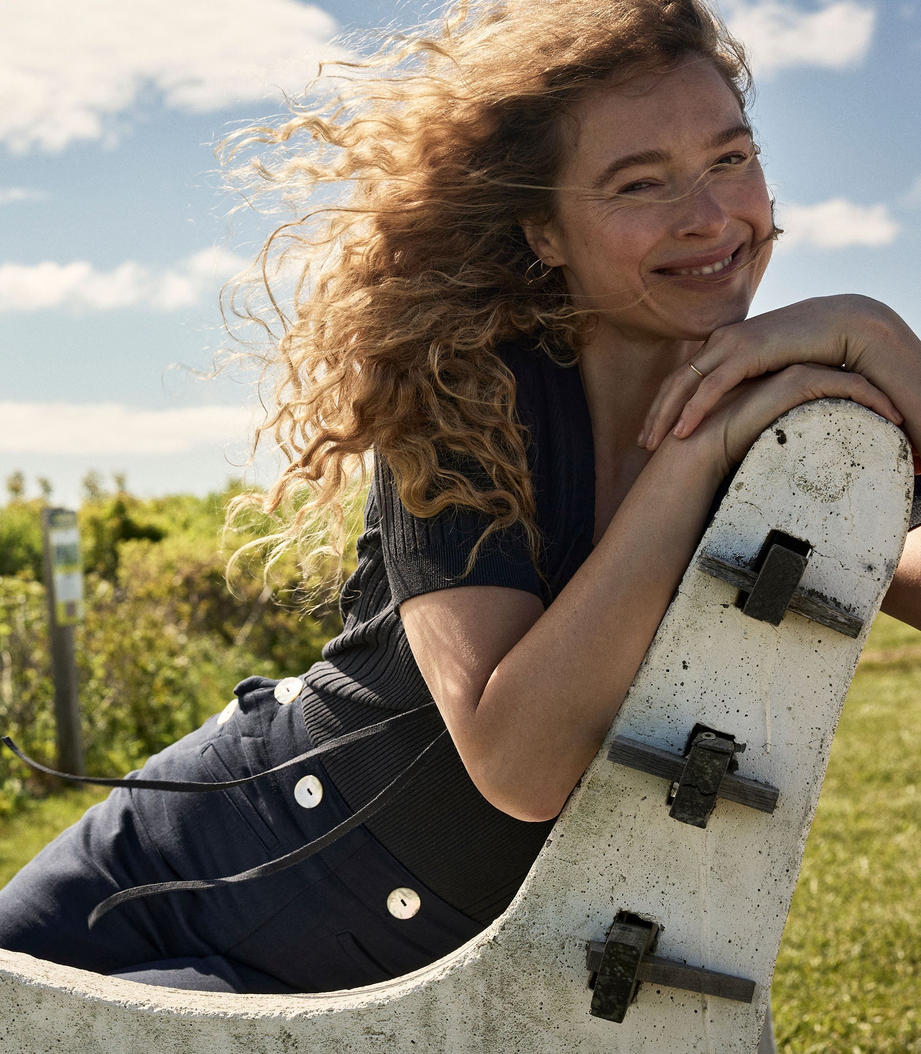 GLENNE PANT -- NAVY