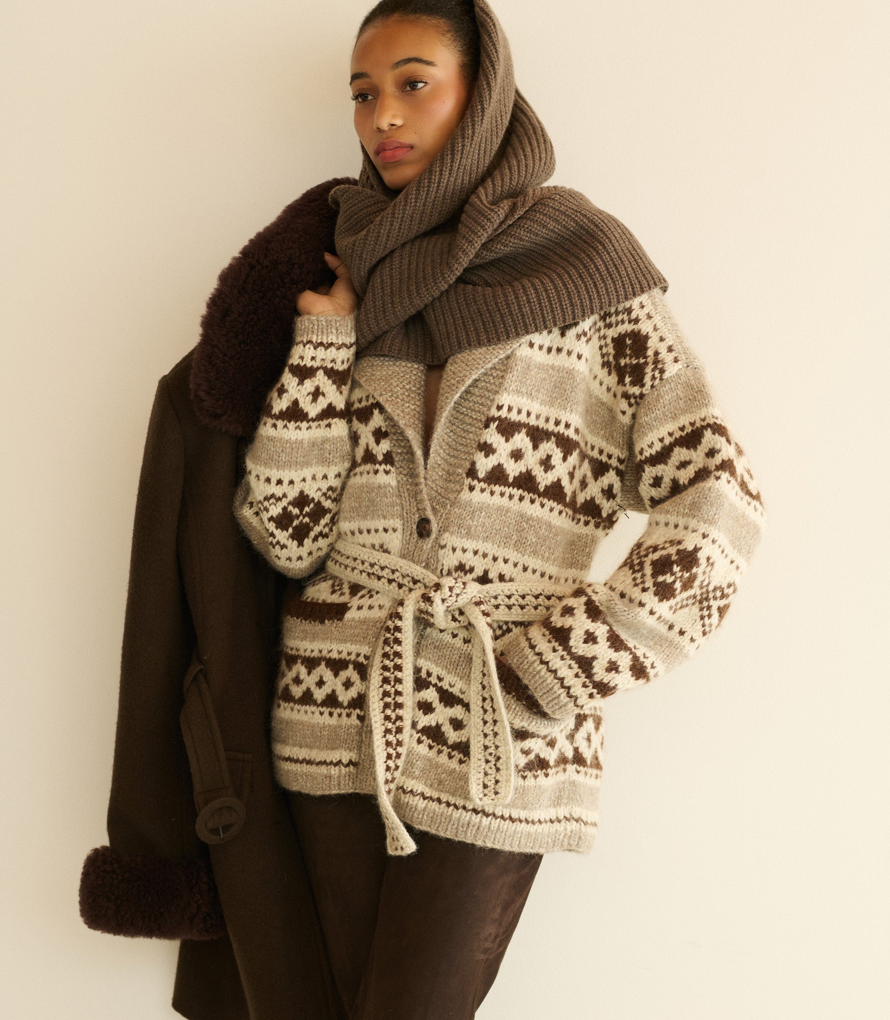 HALE CARDIGAN -- RAINER JACQUARD