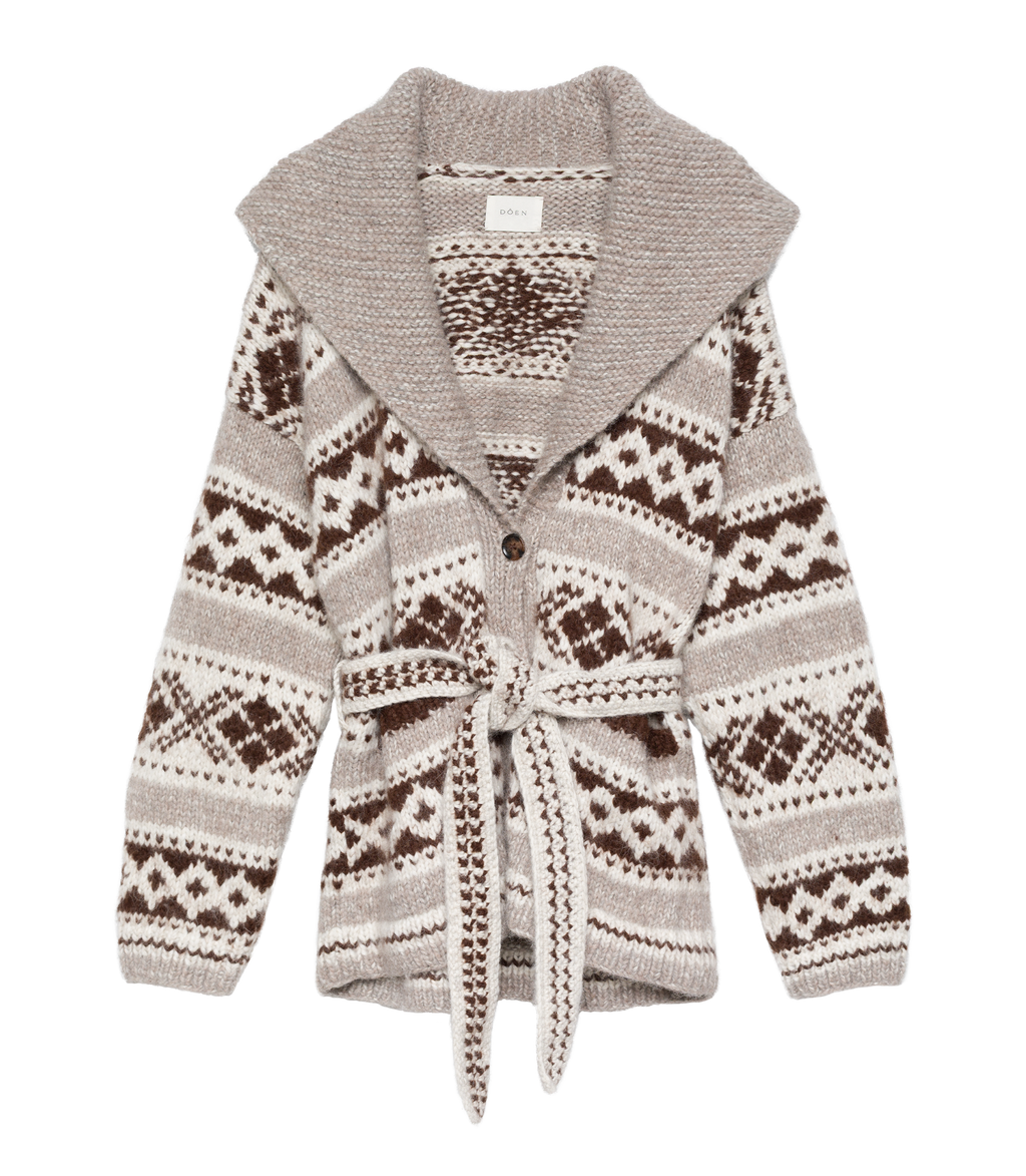 HALE CARDIGAN -- RAINER JACQUARD