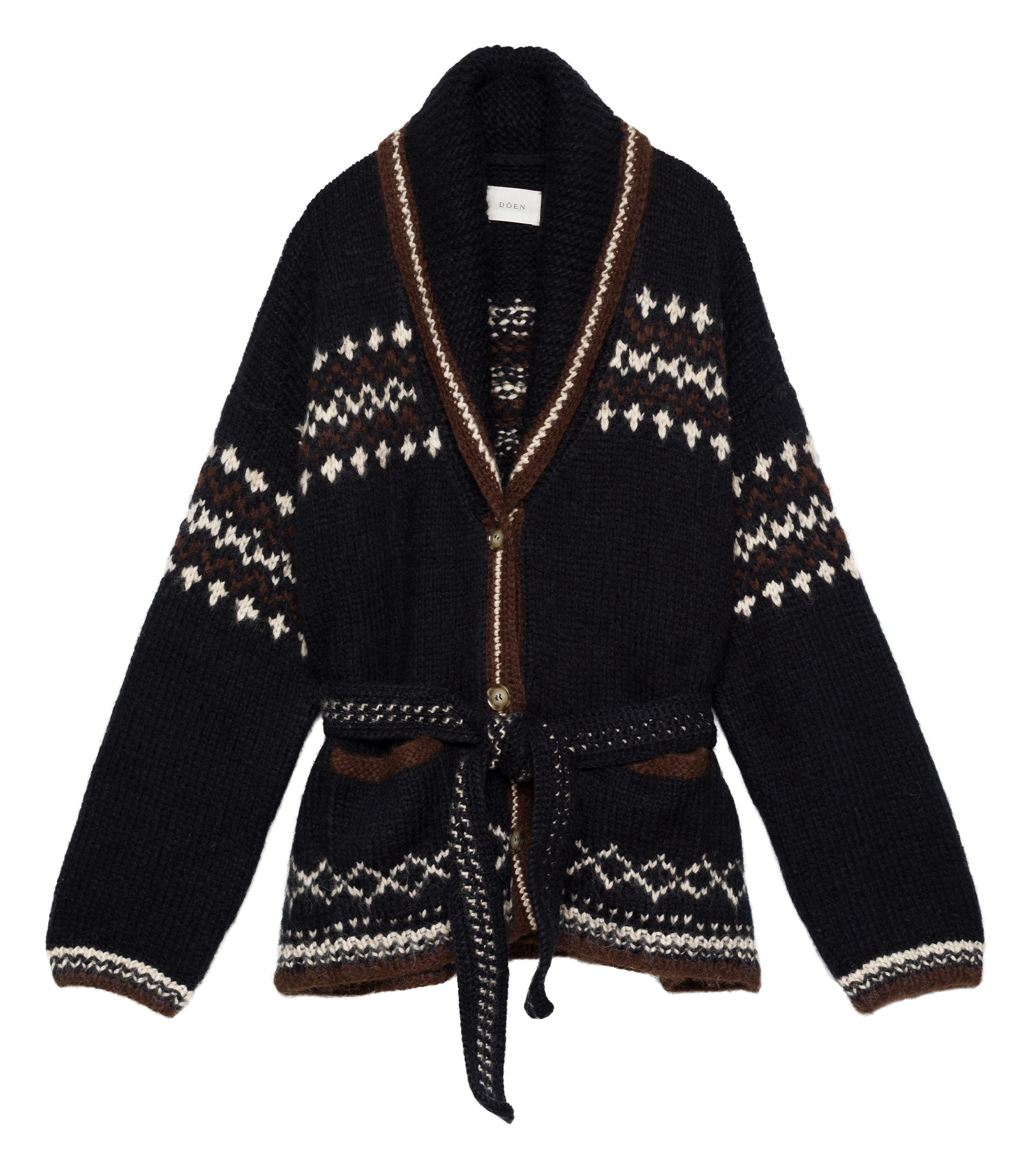 HALE CARDIGAN -- WHIDBEY JACQUARD