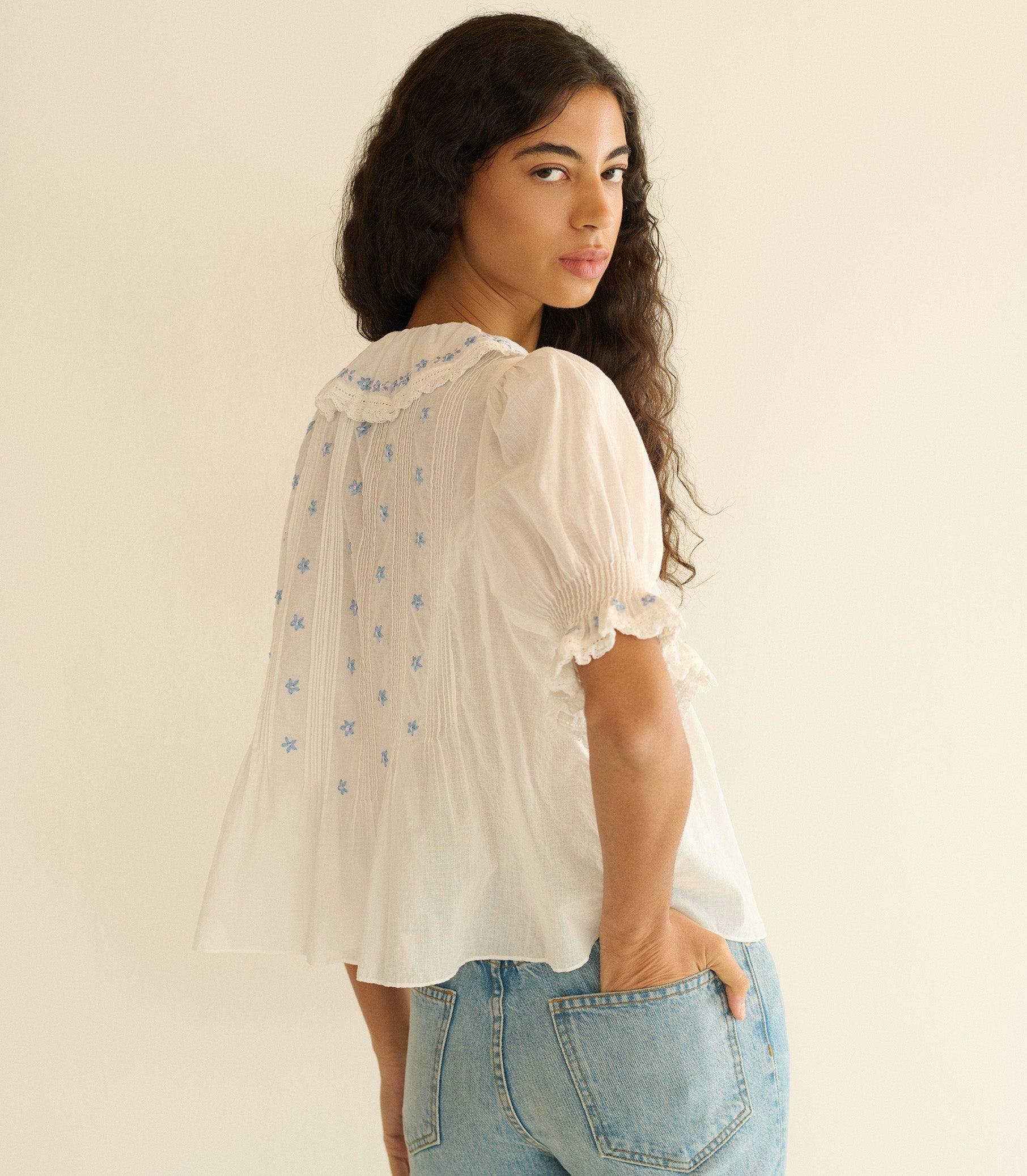 HETTIE TOP -- SALT