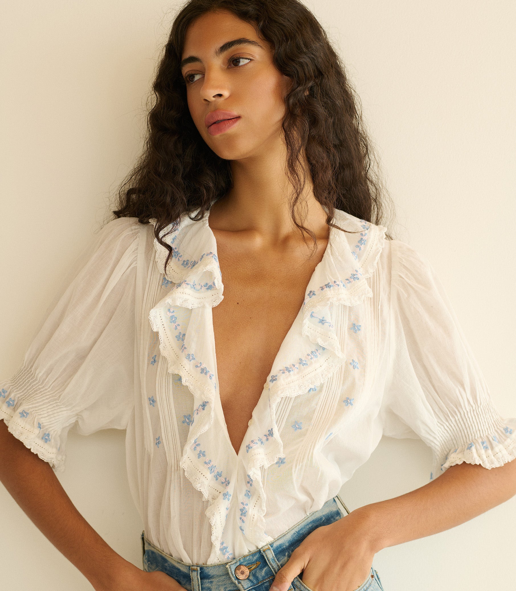 HETTIE TOP -- SALT