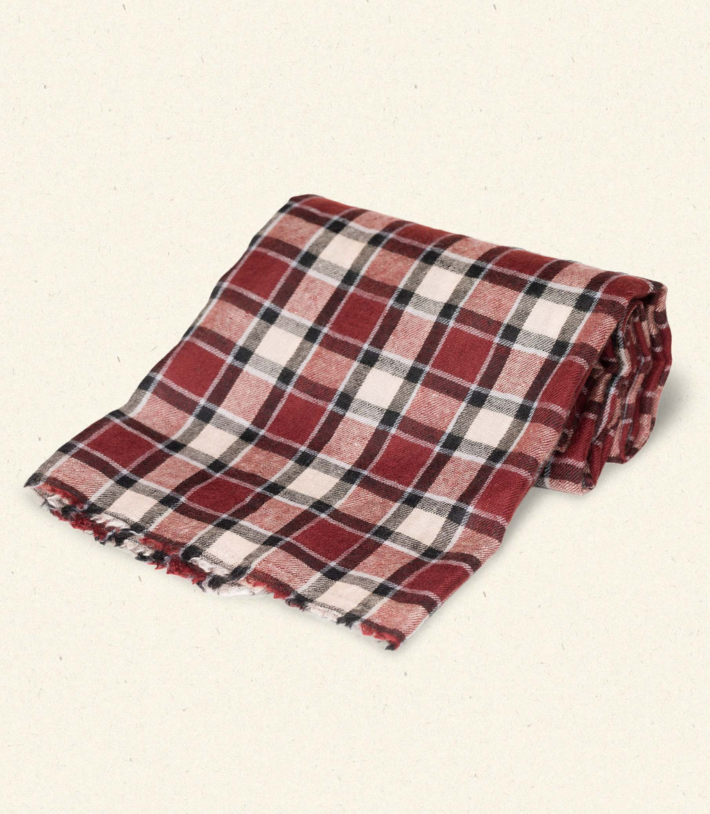 PASHMINA SCARF -- NORFOLK PLAID