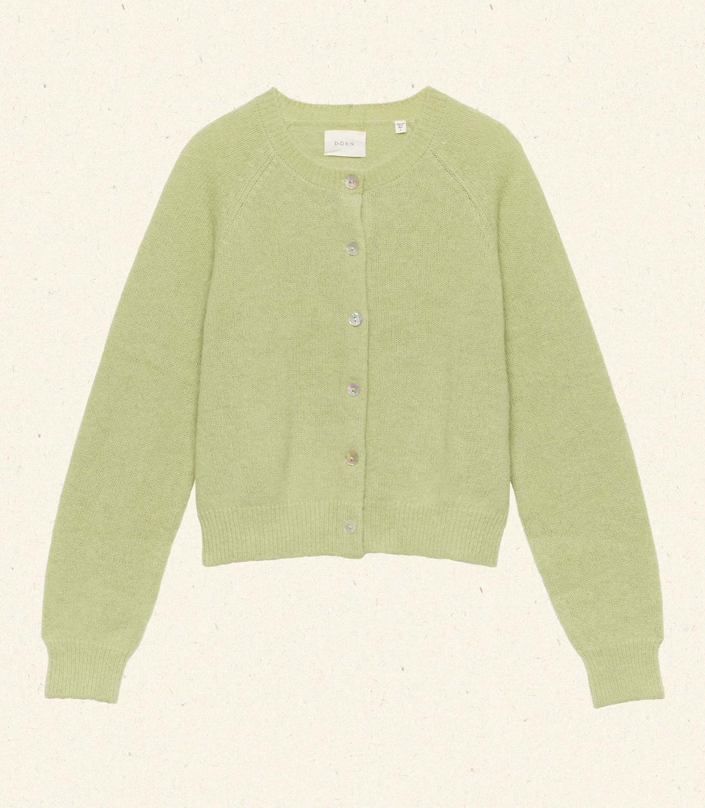 PETRA CARDIGAN -- FERNWOOD GREEN
