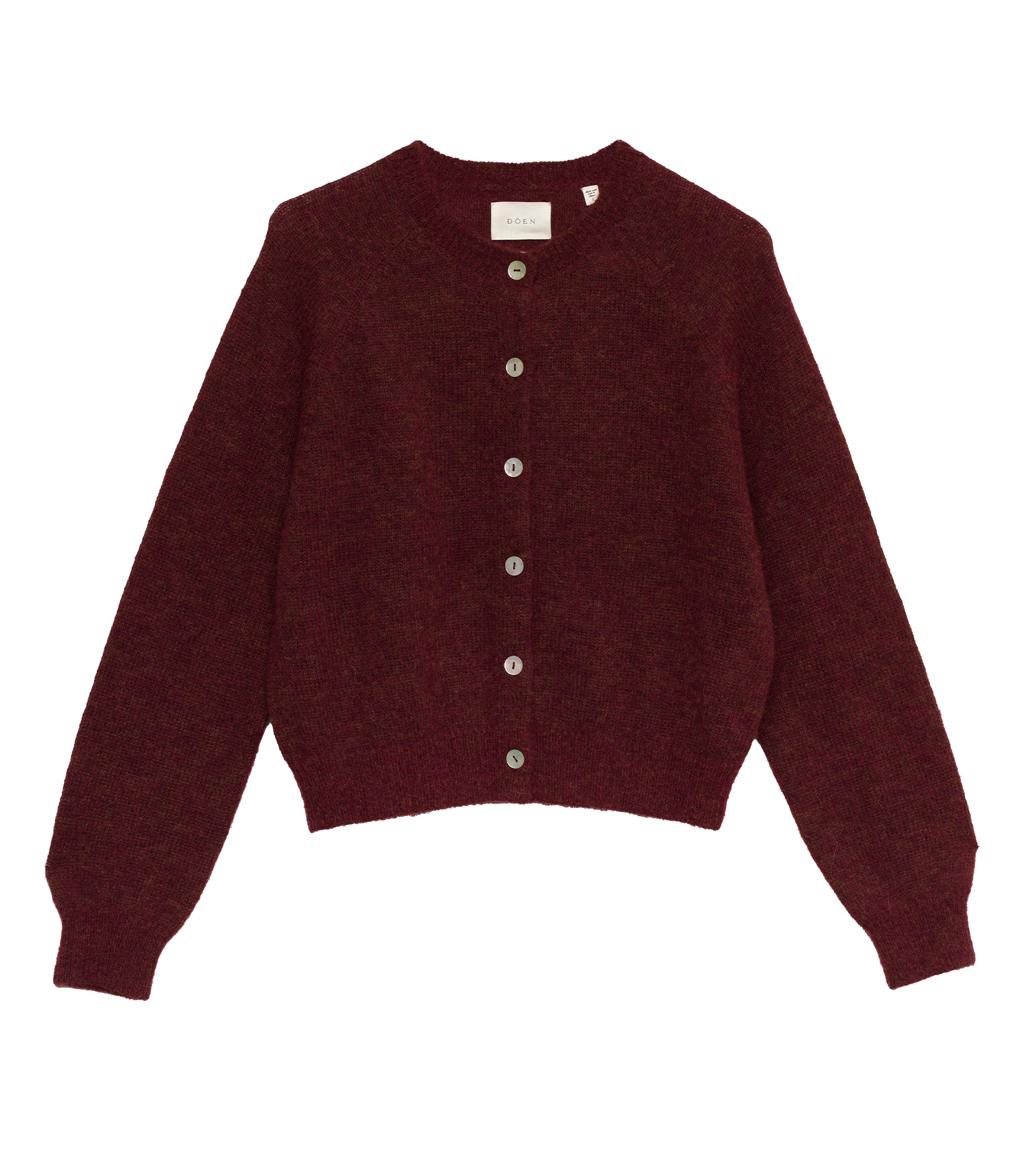 PETRA CARDIGAN -- BORDEAUX