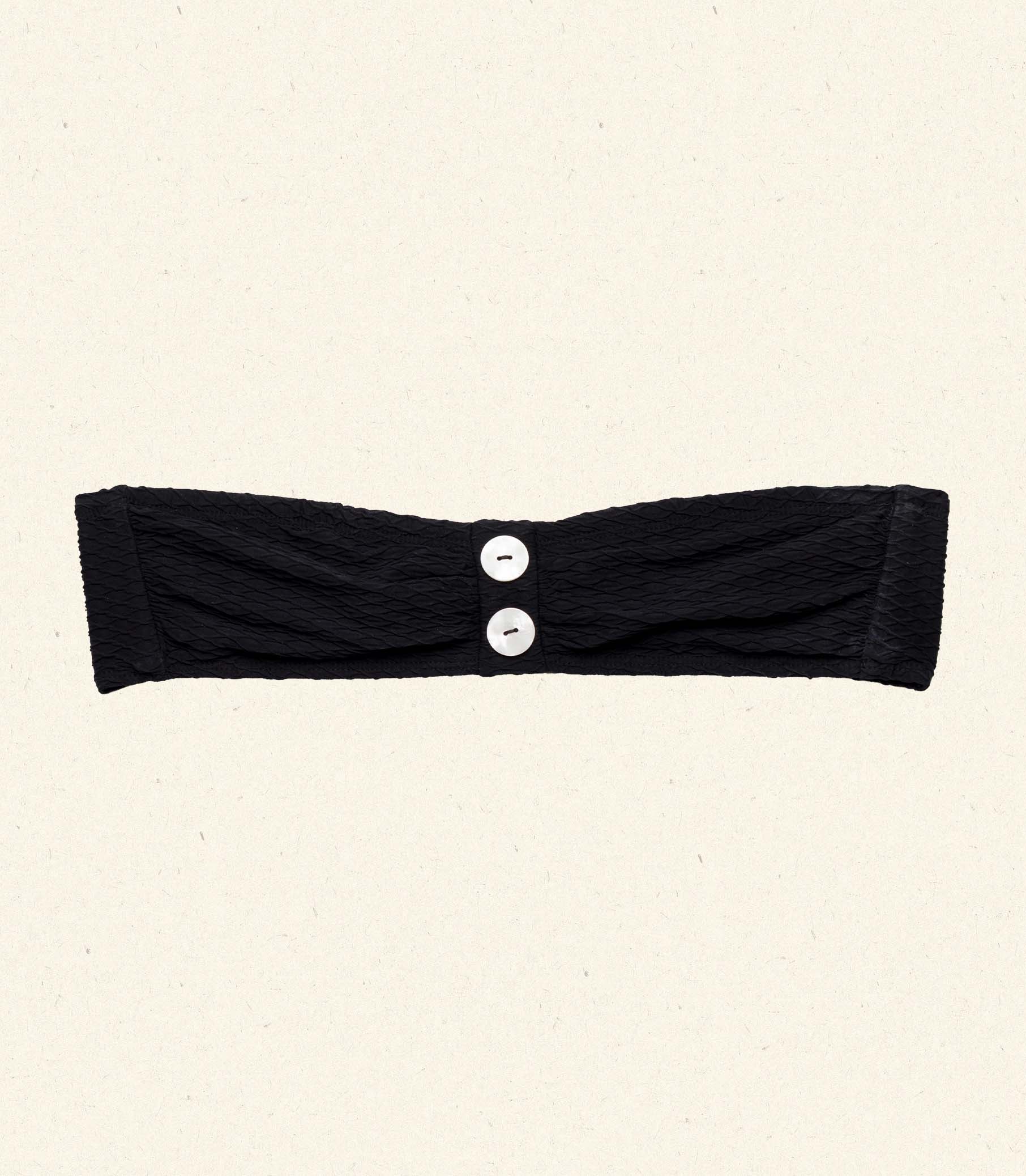RIVA BIKINI TOP -- NERO