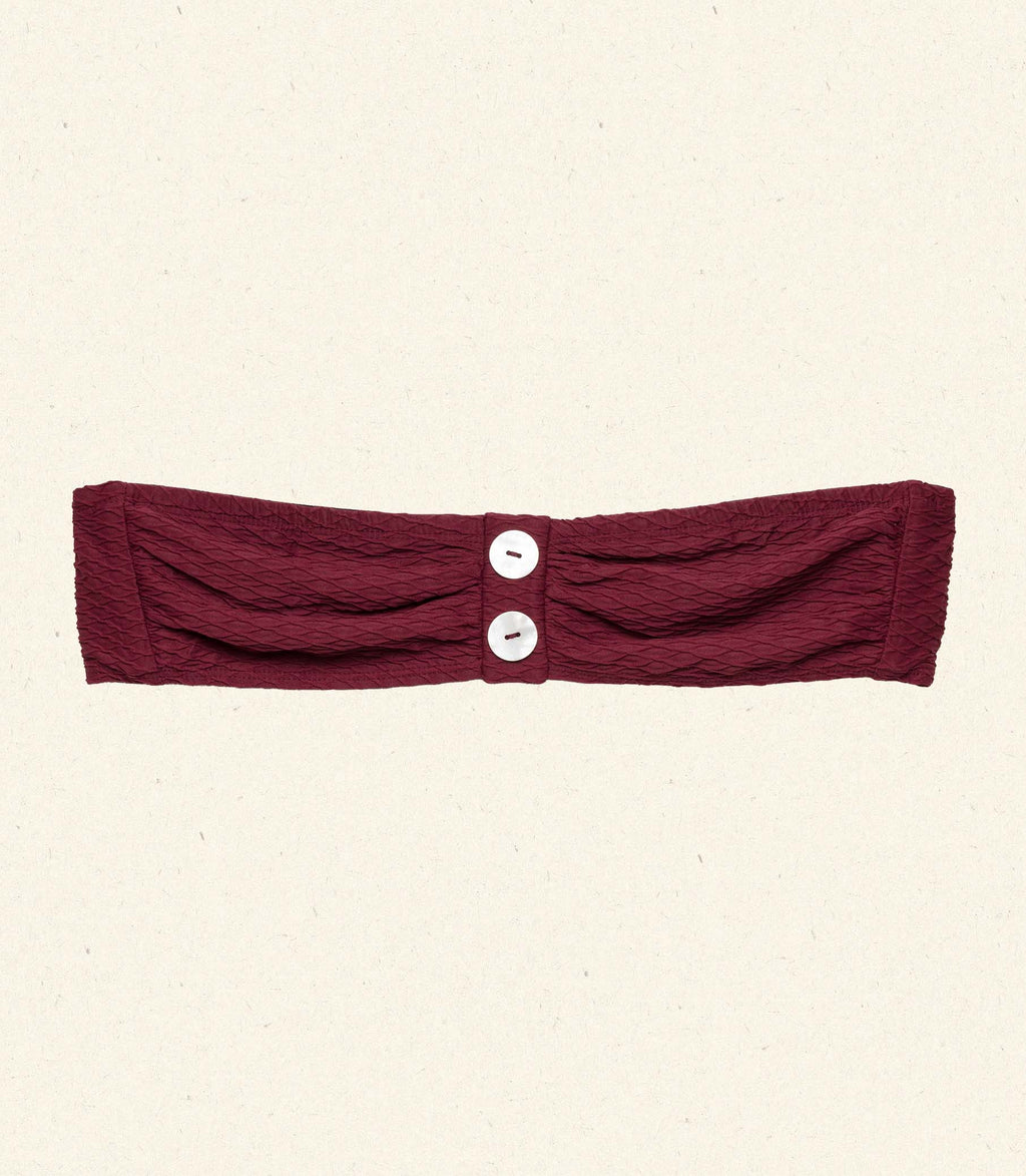 RIVA BIKINI TOP -- DEEP SUMAC