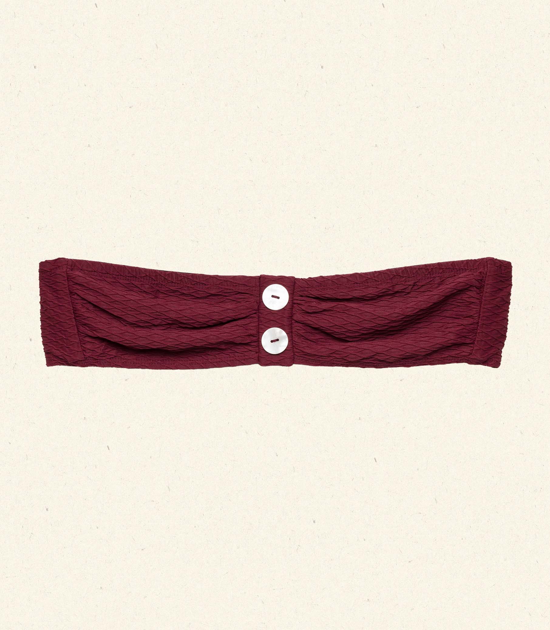 RIVA BIKINI TOP -- DEEP SUMAC