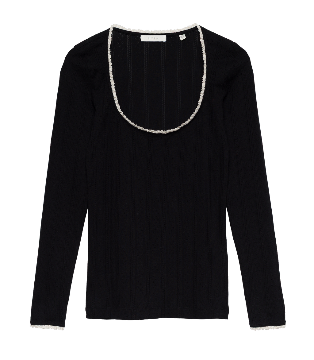 ROMY TEE -- BLACK