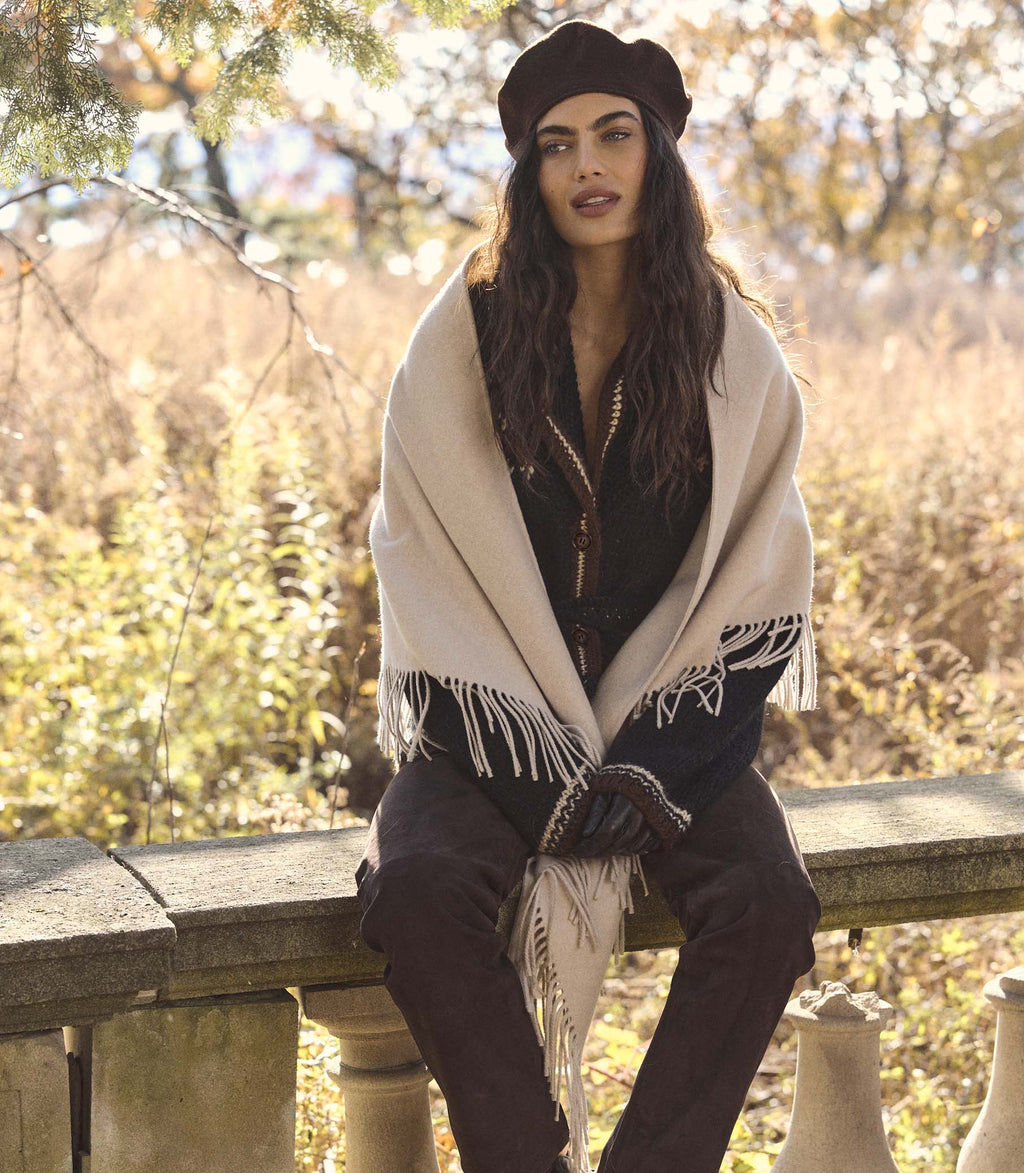 ROUEN PASHMINA -- CREAM