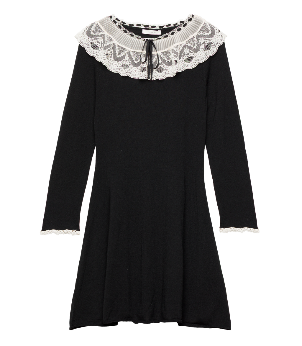 SANDRINE DRESS -- BLACK