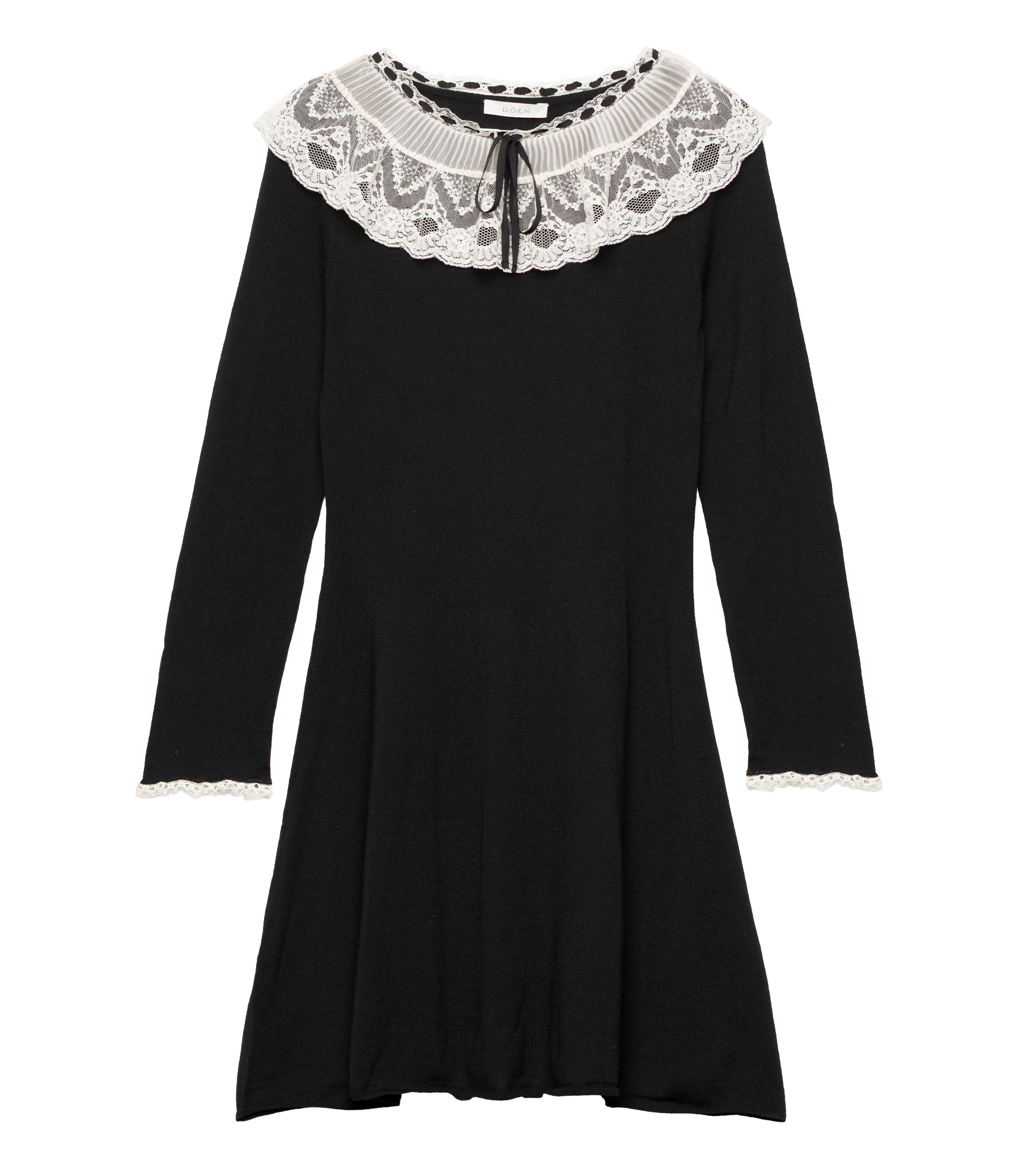 SANDRINE DRESS -- BLACK