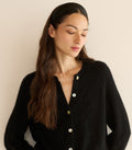 SESTRI HEADBAND -- BLACK SATIN